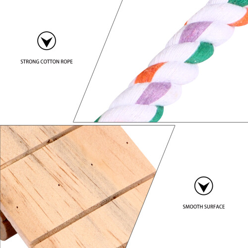 3Pièces En Bois Sécurisé Pour Hamster Petits Rongeurs