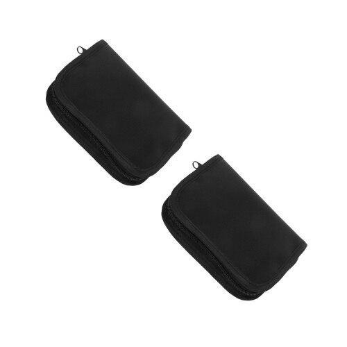 2Stk Schwarze Aufbewahrungstasche Tragbar 2