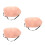 3Stk Wiederverwendbare Fake Hintern Pink Kunststoff 3
