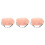 3Stk Wiederverwendbare Fake Hintern Pink Kunststoff 5