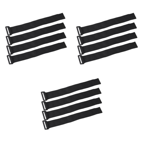 12Stk Wiederverwendbare Nylon Schwarz Für