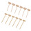 20Pièces Mini Marteaux En Bois Clair Jouet Éducatif Durable Pour Bébé 5