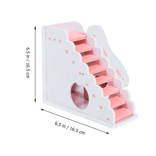 1Pièces Pour Hamster En Bois Écologique Rose 1