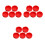 15Pièces Silicone Rouge Pour Protection Bouteilles Vin 2
