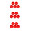 15Pièces Silicone Rouge Pour Protection Bouteilles Vin 5