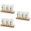 3Stk Weißer Essstäbchenhalter Mit Holzbasis Küchenbesteck-Organizer 6