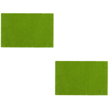 2Stk Künstlicher Rasen Grün DIY Modellbaumaterial Für Garten