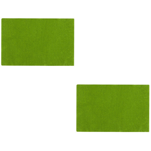 2Stk Künstlicher Rasen Grün DIY Modellbaumaterial Für Garten