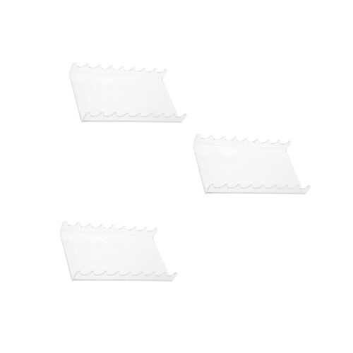 3Pièces Support Stylo Transparent Multiusage Pour 1