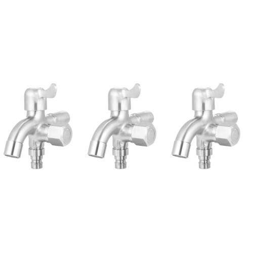 3Stk Waschmaschinenhahn Dual-Use 2