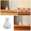 10Pièces Mini Blancs Design En Pla Pour Décor 3