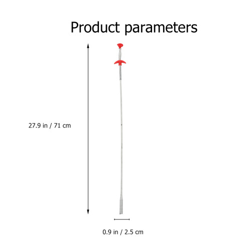 2Pièces Outils Déboucheur Drain Multiusage 1