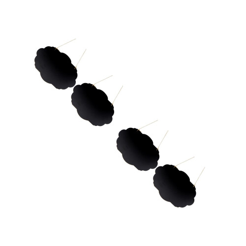 4Pièces Tableaux Nuage Double-Face En Avec Cordon Pour DIY 1