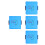 4Stk Mathe Pegboard Doppelseitig Blau Lernhilfe Für Kinder 7