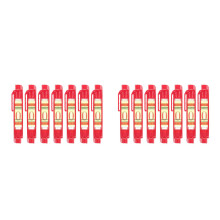 2Pièces Mini Niveau À Bulle Rouge ABS Avec Crochet Moulé Pour Bâtiment
