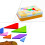 1Ensemble Puzzle Tangram Bois Jouet Éducatif Enfant 4