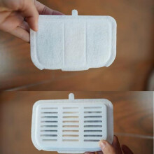 (6 filter-6 svampar) Paket med 6 filter och 6 svampar Tillbehör till kattfontän Ersättning för 3L PETKIT