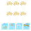 1Ensemble Cake Topper En Papier Pour Décoration De 9