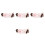 4Pièces -Têtes En Polyester Rose Pour Bébé 7