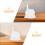 2Pièces En Plastique Blanches À Décorer DIY Décoration Enfants 4