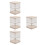 4Pièces Boîte Rotative Multi-Niveaux Beige Pour Et Cosmétiques 7