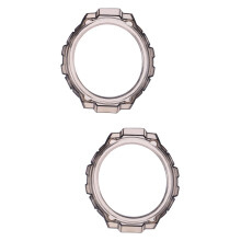 2Stk Schwarzes Smart Watch Tpu Case, Vollschutz, Leicht Zu Montieren