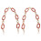 2Stk Acryl Handtaschenketten Pink Strap Schmuck 3