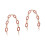 2Stk Acryl Handtaschenketten Pink Strap Schmuck 5