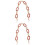 2Stk Acryl Handtaschenketten Pink Strap Schmuck 6