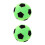 2Pièces Jeu De Fléchettes Foot Portable Vert En Feutre Caoutchouc 4