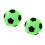 2Pièces Jeu De Fléchettes Foot Portable Vert En Feutre Caoutchouc 5