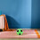 2Pièces Jeu De Fléchettes Foot Portable Vert En Feutre Caoutchouc 9