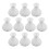 10St Compacte Witte Mini Vaas Pla Voor Decoratie Van Poppenhuis 11