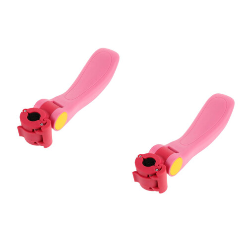 2Pièces Siège Enfant Rose Pliable Confortable Portable 1