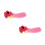 2Pièces Siège Enfant Rose Pliable Confortable Portable 4