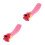 2Pièces Siège Enfant Rose Pliable Confortable Portable 6