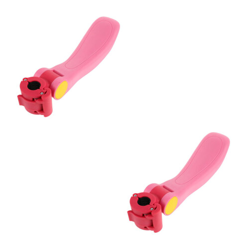 2Pièces Siège Enfant Rose Pliable Confortable Portable 2