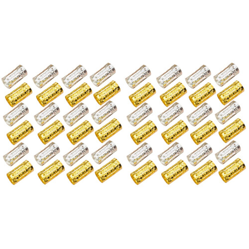 400Stk Dreadlock Ringe Haarringe Haar Schmuck Party Accessoire 2