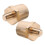 4St Auto Batterij Terminal Connector Messing Gouden Zijpost Adapter 7