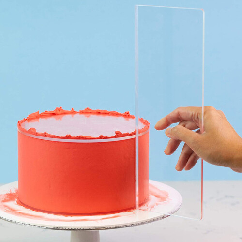 1Pièces Racloir Solide Transparent Pour Gâteau 2