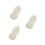 3Pièces Voitures Blanches En Plastique Pour Displays Et Teintures 2