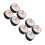 8Pièces Simulation Sushi Boules De Riz PVC Multicolores Pour Décor 4