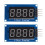 4Stk LED 4-Digit Segmentanzeige Modul Rot Common Anode Mit Chip 2