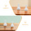 10Pièces Miniatures Blancs Pla Décor Simple Maison 5