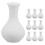 10Pièces Miniatures Blancs Pla Décor Simple Maison 7
