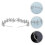 3Stk Silber Haarschmuck Braut Kopfschmuck Einfach Party Accessoire 11