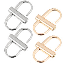 8Stk Metall Schnallen Für Taschenriemen, Verstellbar, Gold Und Silber