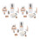 3Ensembles Mini Salle De Bain Et Lavabo 4