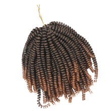 1Pièces Faux Dreadlocks Fibre Basse Température Tresses Spring Marron
