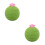 2Sets Stabiele Jute Kattenkrabbal Met Bal 2